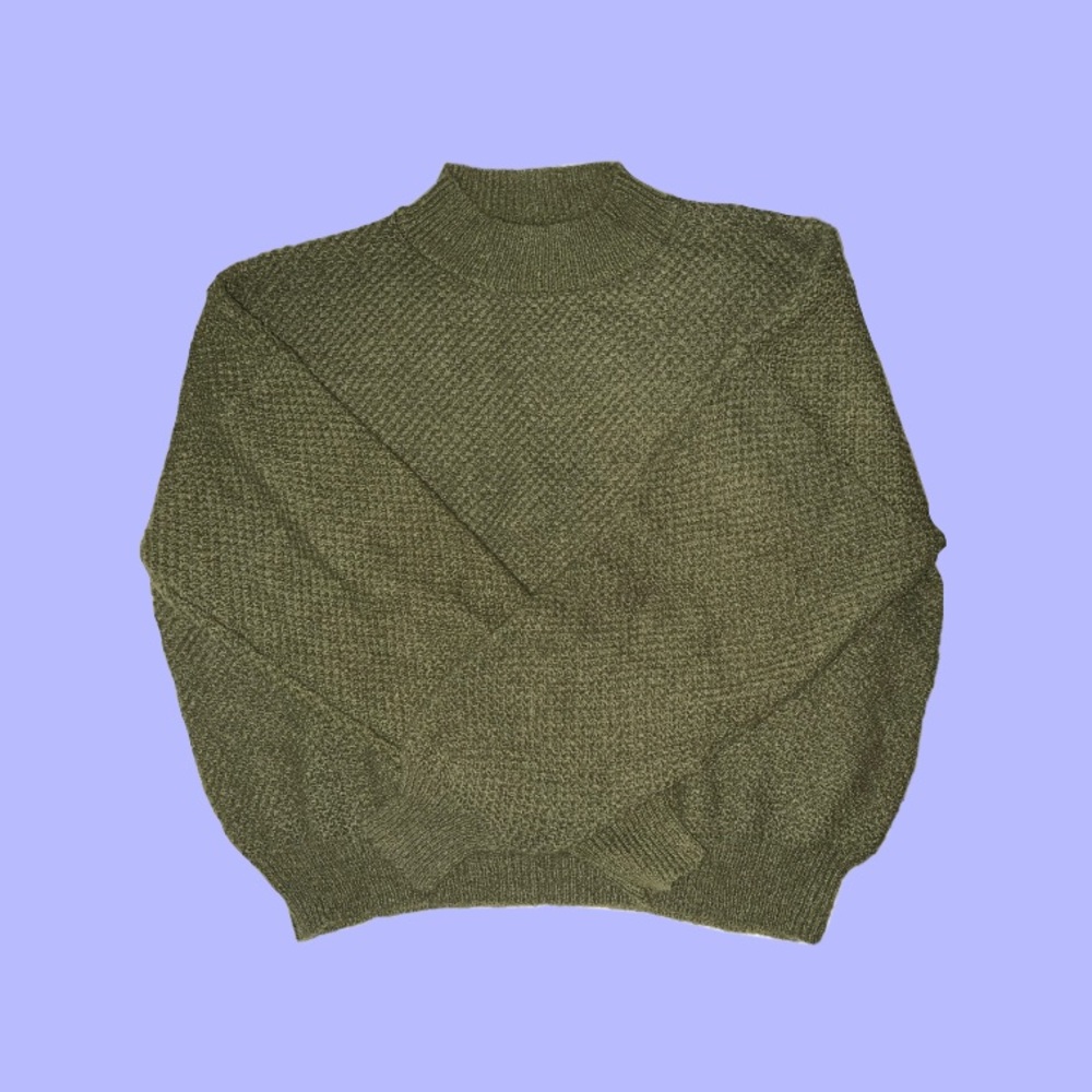 Sweater with high neckline